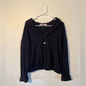 Free People Terry Cloth Sweater